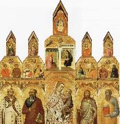 Pietro Lorenzetti Polyptych oil